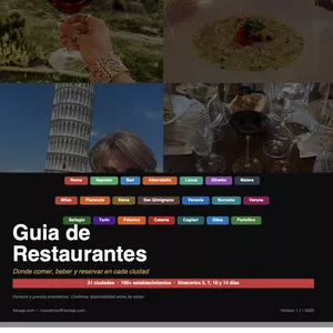 Imagen de portada para Ebook Italia Gourmet: Restaurantes Probados y Ubicados