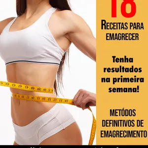 Imagem de capa para o Ebook 18 Receitas para emagrecimento, método definitivo