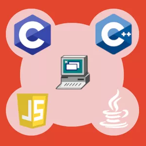 Lógica de Programação 5 em 1:Portugol,C, C++,Java,Javascript