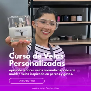 Imagen de portada para Curso online Curso de Velas Personalizadas en Forma de Mascotas – Aprende y Emprende desde Casa