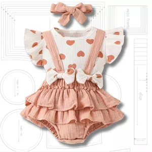 Imagem de capa para o Ebook MOLDE CONJUNTO BLUSINHA E CALCINHA COM BABADOS BABY - RN A 4 ANOS