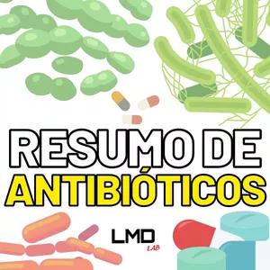 Imagem de capa para o Ebook Resumo de Antibióticos - LMD Lab