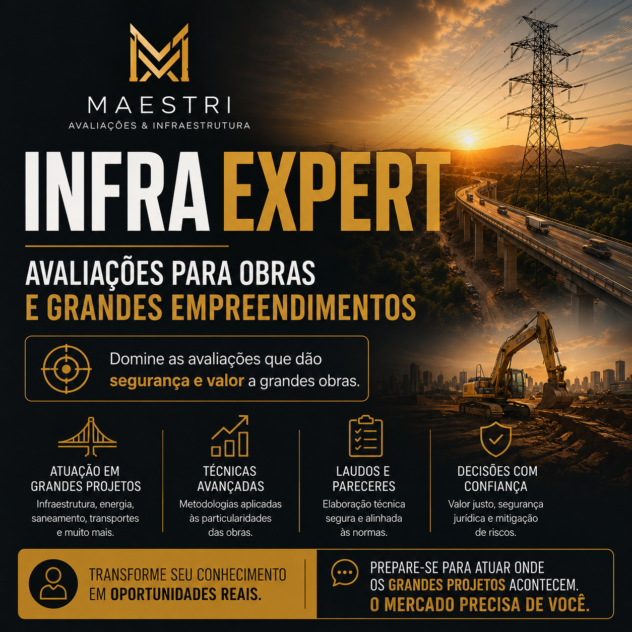 INFRA EXPERT — Avaliações para Obras e Grandes Empreendimentos>
