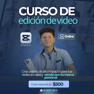 Imagen de portada para Curso online Curso básico de edición en CapCut