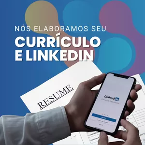 Imagem de capa para o Curso online Elaboração de Currículo e LinkedIn