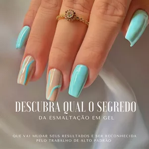 Imagem de capa para o Ebook Descubra qual o segredo da esmaltação em gel