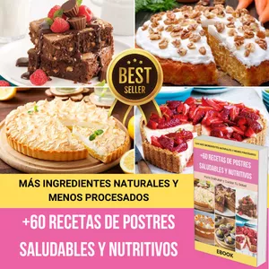 Imagen de portada para Curso online +60 Recetas de Postres Saludables y Nutritivos