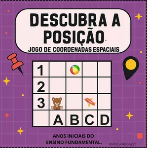 Imagem de capa para o Curso online JOGO DE COORDENADAS ESPACIAIS-DESCUBRA A POSIÇÃO-GEOGRAFIA ANOS INICIAIS.