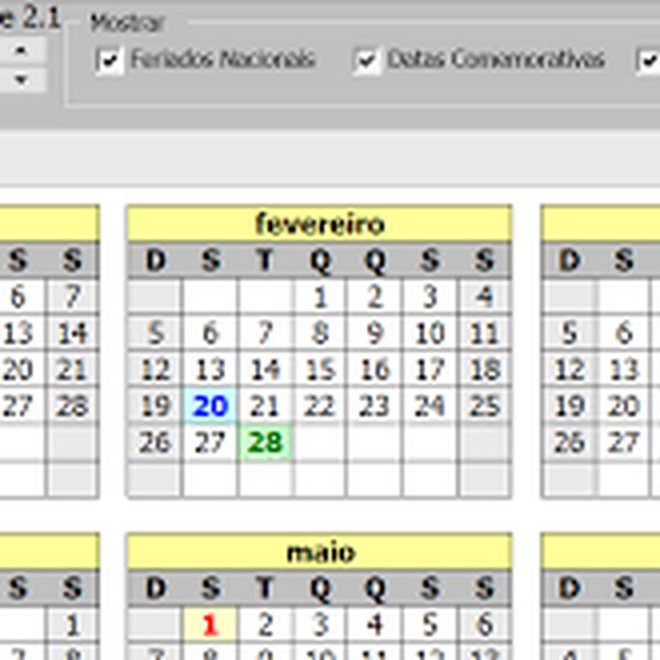 calendario infinito