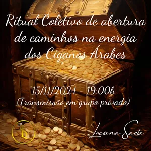 Imagem de capa para o Evento online Ritual de Abertura de Caminhos na energia dos Ciganos Árabes