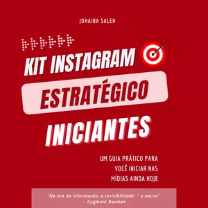 Imagem de capa para o Ebook Kit Instagram Estratégico Iniciantes