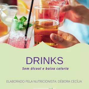 Imagem principal do produto E-book Drinks Saudáveis