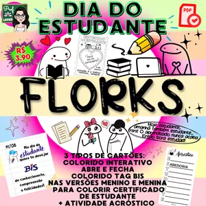 Imagem de capa para o Ebook DIA DO ESTUDANTE FLORKS