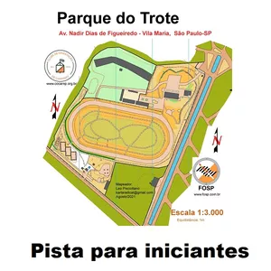 Imagem de capa para o Ebook Pista de Orientação - Parque do Trote - Iniciante