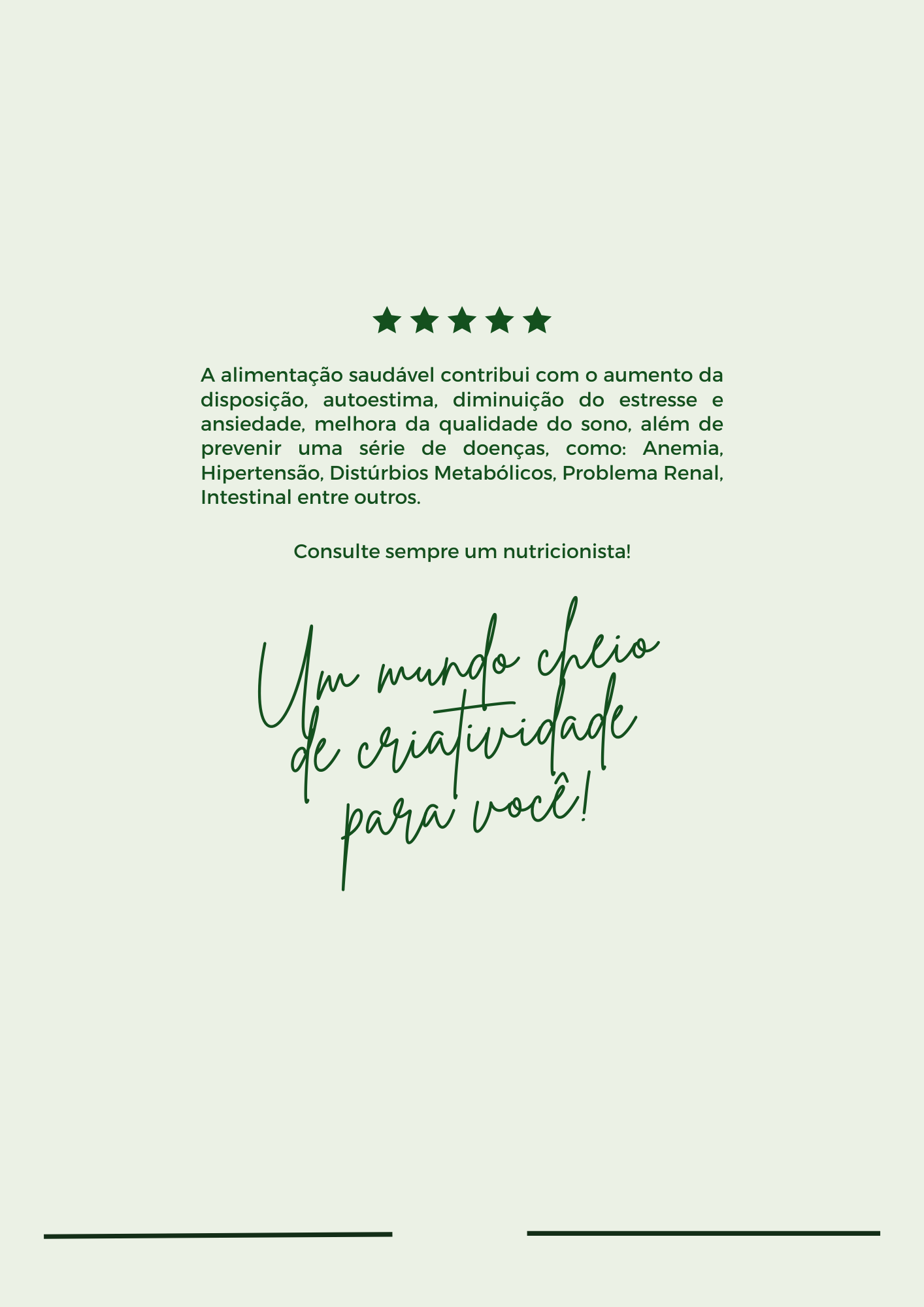 Imagem de Livreto Alimentação Saudável Criativo Moderno Verde criado por Rafael cardinale na hotmart