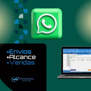 Imagem de capa para o Curso online ClickMassa Desktop - Automação WhatsApp