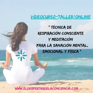Imagen de portada para Curso online Técnica de Respiración Consciente y Meditación para la Sanación Mental, Emocional y Física