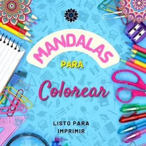 Imagen de portada para Ebook MANDALAS PARA COLOREAR: Listo para Imprimir