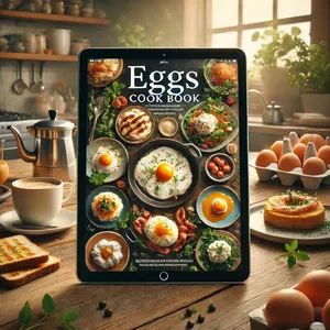 Cover image for Ebook E-Book | Eggs Cook Book | 212 Recipes