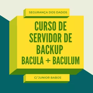 Imagem do curso Curso de servidor de backup com Bacula e interface gráfica