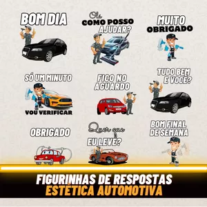 Imagem de capa para o Curso online Figurinhas para WhatsApp de Estética Automotiva