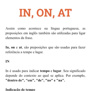 Imagem de capa para o Curso online Curso de Inglês 