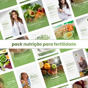 PACK CANVA NUTRIÇÃO PARA FERTILIDADE