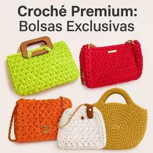 Imagem de capa para o Curso online Crochê Premium: Bolsas Exclusivas