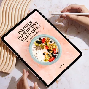 Imagen de portada para Ebook POSTRES DELICIOSOS Y SALUDABLES 10 Recetas Fáciles