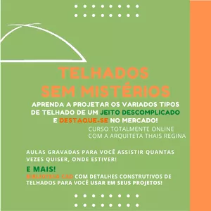 Imagem de capa para o Curso online Telhados sem mistérios
