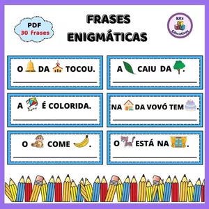 Imagem de capa para o Ebook Jogo Frases enigmáticas