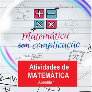 Imagem de capa para o Ebook APOSTILA DE EXERCÍCIOS DE MATEMÁTICA