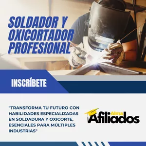 Imagen de portada para Curso online ▶ Soldador y Oxicortador Profesional
