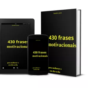 Imagem de capa para o Ebook E-book Frases Motivacionais curtas