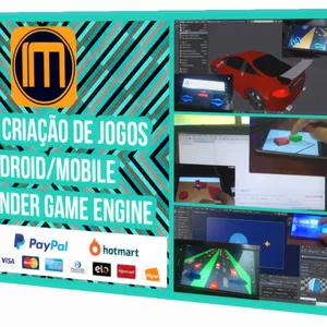 Imagem de capa para o Curso online Curso Criação de Jogos Android-Mobile Na Blender Game Engine