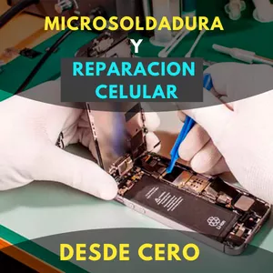 Imagen de portada para Curso online Micro soldadura y Reparación Celular desde cero 