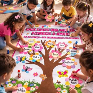 Imagem de capa para o Ebook *🌸✨ PAINEL DIA INTERNACIONAL DA MULHER ✨🌸*