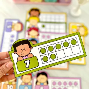 Imagem de capa para o Ebook FICHAS DE CONTAGEM. 0 A 10