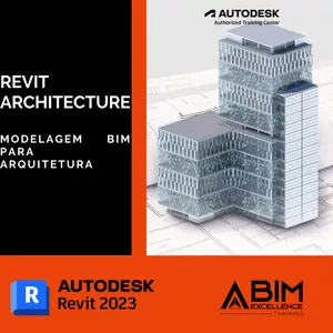 Imagem de capa para o Curso online TUTOR - REVIT ARCHITECTURE - SÁBADO - 10/06/2023