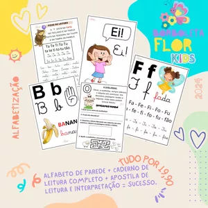 Imagem de capa para o Ebook Alfabetização 