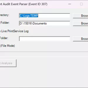 Cover image for Online course PowerShell Script for Auditing Print Activities via Event ID 307 using Log Parser.