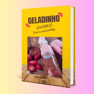 Imagem de capa para o Ebook Geladinho gourmet para iniciantes atualizado 