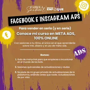 Imagen de portada para Curso online Facebook e Instagram ADS para vender en serio y (en serie) 