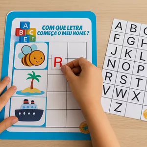 Imagem de capa para o Ebook Com que letra  começa o meu nome  ?