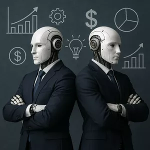 Imagem de capa para o Ebook DUO CONTROLE TOTAL — O Poder de 2 IAs para Organizar e Transformar Suas Finanças