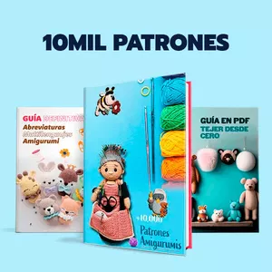 Imagen de portada para Ebook Pack 10 MIL Patrones Amigurumis Español