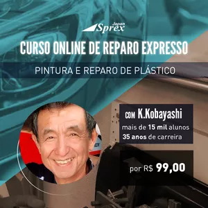 Imagem de capa para o Curso online Express Repair - Técnica de Pintura e Reparo de Plástico