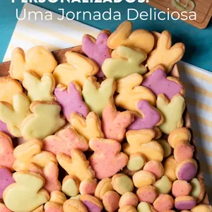 Imagem de capa para o Ebook Criando Biscoitos Personalizados: Uma Jornada Deliciosa
