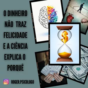 Imagem de capa para o Ebook O dinheiro não traz felicidade e a ciência explica o porque - Ebook