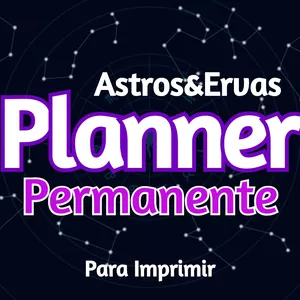 Imagem principal do produto Astros&Ervas . Planner Astrológico Permanente